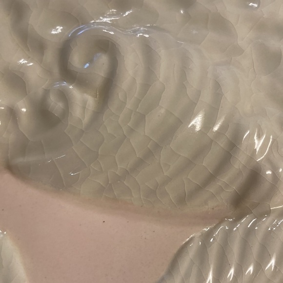 VINTAGE ATLANTIC MOLD SANTA 15 INCH PLATTER. IN EXCELLENT VINTAGE CONDITION - Picture 7 of 13